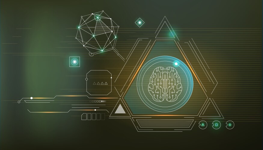 Infographics About Artificial Intelligence Vector Image