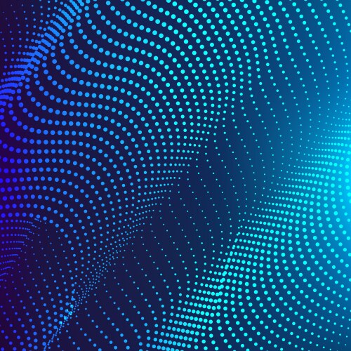 Abstract circles pattern geometric futuristic Vector Image