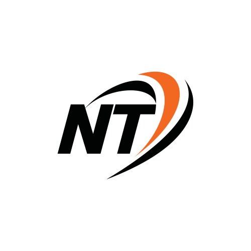 Nt monogram logo (33144442) – Royalty-Free Vector | VectorStock