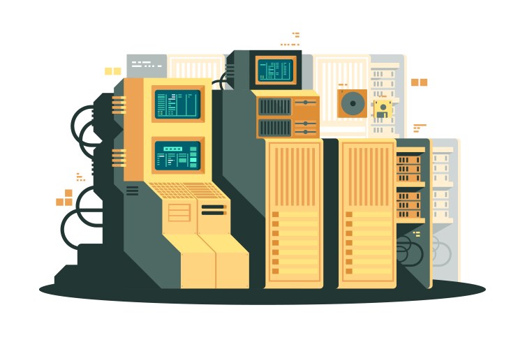 Basic Math On Supercomputer Mathematics system of coordinate Royalty Free Vector Image