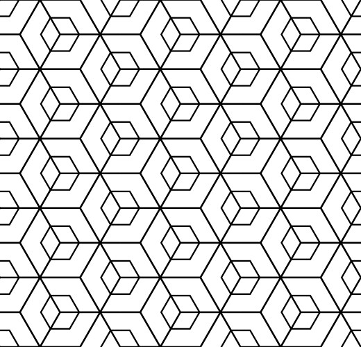 Seamless 3d pattern Royalty Free Vector Image - VectorStock