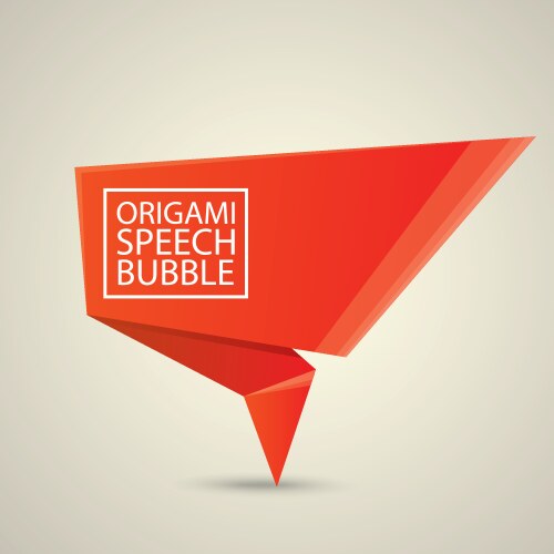 Abstract glossy red speech bubble – Royalty-Free Vector | VectorStock