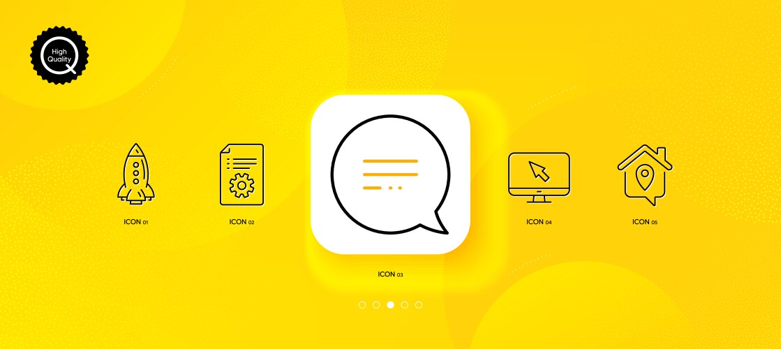 Text message technical documentation and internet vector image