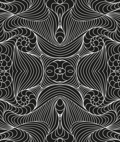 Wavy lines seamless background Royalty Free Vector Image