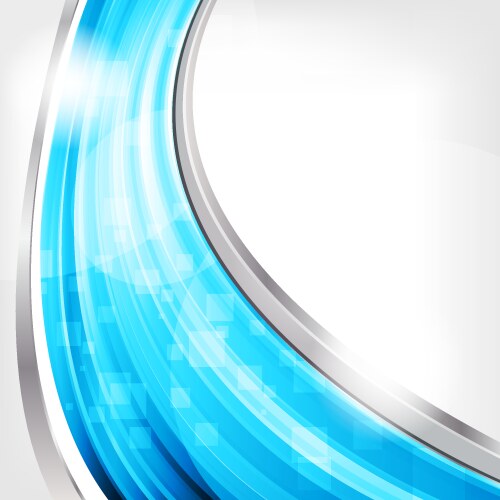 abstract background with waves and lines vector image