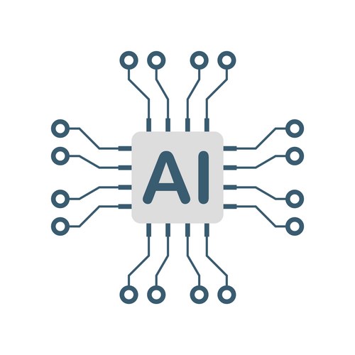 Knstliche Intelligenz ai logo Symbol  Lizenzfreie Vektorgrafik |  VectorStock
