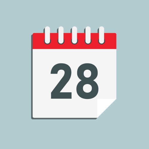 July 28 Calendar Vector Images (98)