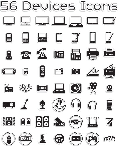 Map and location icons set Royalty Free Vector Image