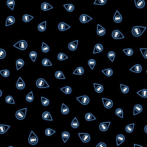 Line map pointer with 18 plus icon isolated vektorbild