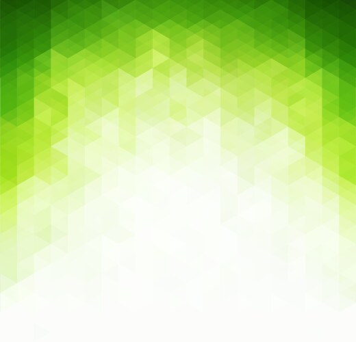 Abstract green background with square shapes Vector Image