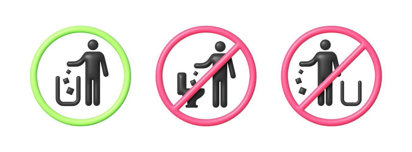 Dont throw rubbish sign Vector Images & Graphics for Commercial Use ...