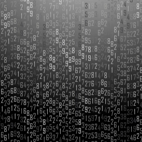 Abstract technology background with computer code vector image