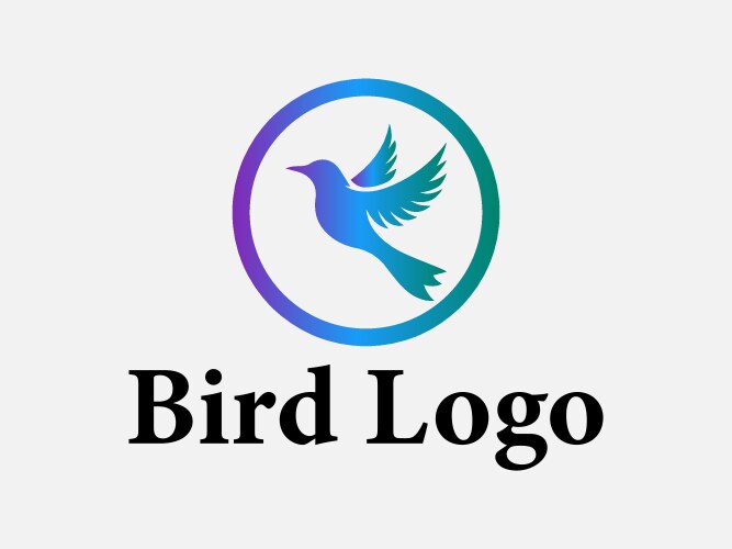 Bird logo Royalty Free Vector Image - VectorStock