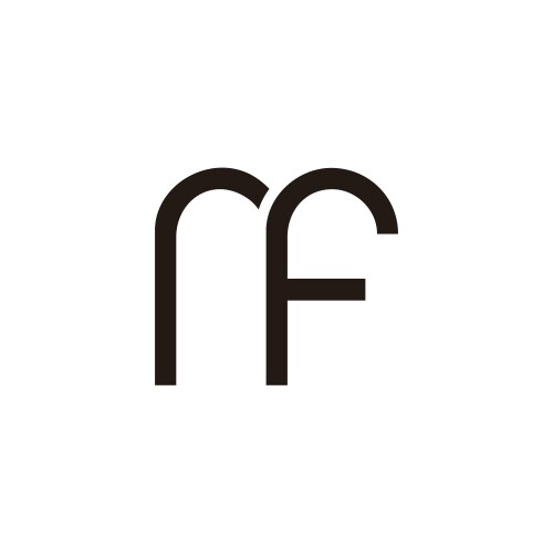 Letter hk loop line simple logo Royalty Free Vector Image