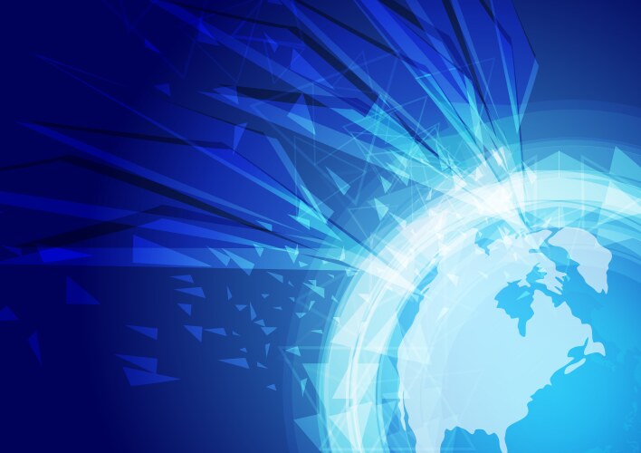 Abstract blue background Royalty Free Vector Image