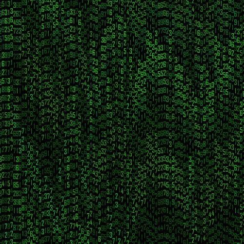 Abstract technology background with computer code vector image