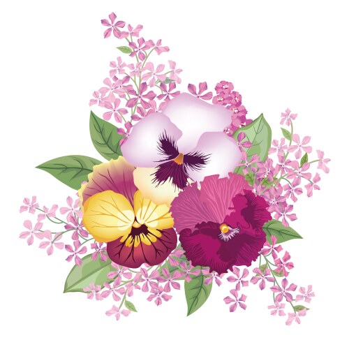 Elegant Flower Bouquet Vector Image
