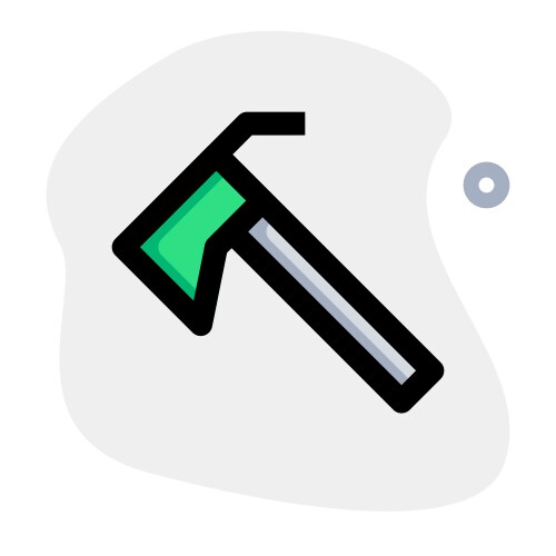 Tool with a sharp edge for piercing vector image