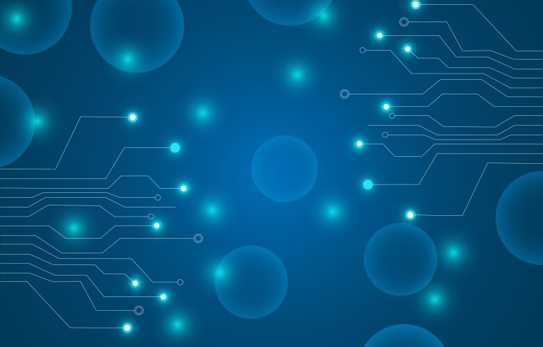 Futuristic blue background design Royalty Free Vector Image