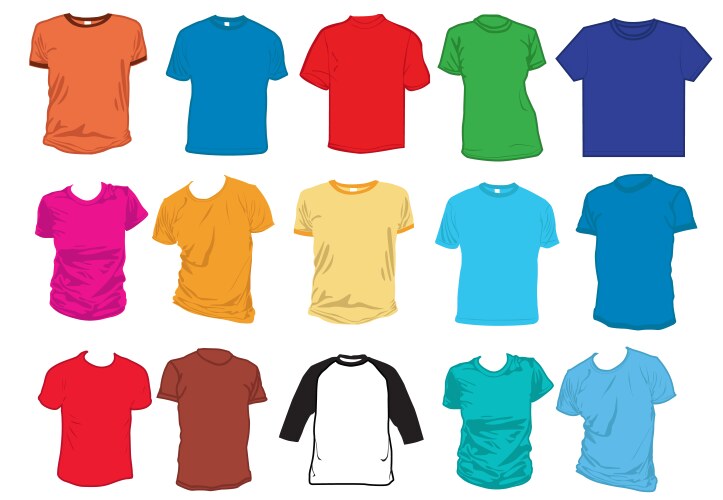 apparel templates vector image vector image