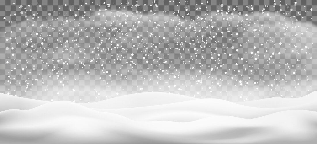 Snowflakes snowfall Royalty Free Vector Image - VectorStock