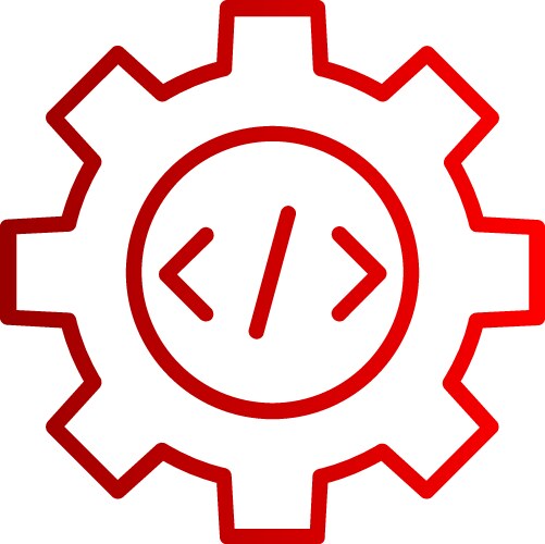 Optimizing line gradient icon vector image
