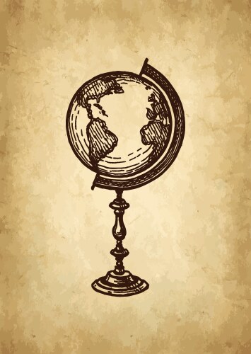 World Globe Sketch Vector Images (over 6,400)