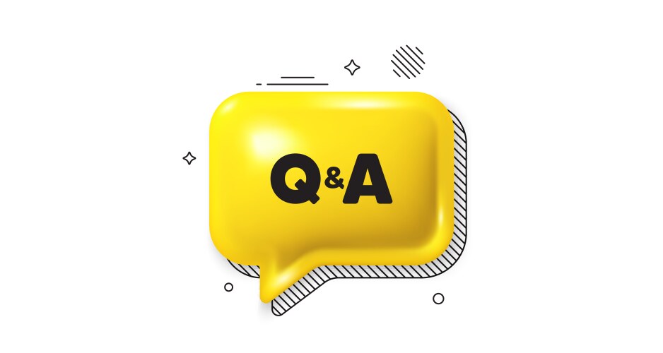 questions and answers icon answer question sign vector image