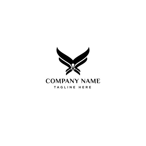 Elegant Eagle Logo Vector Image