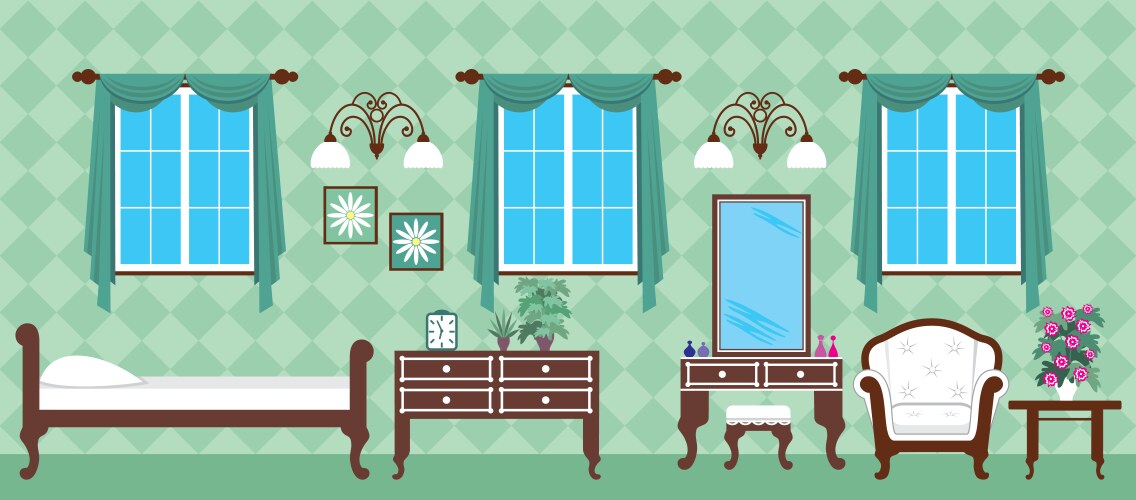 Living room Royalty Free Vector Image - VectorStock