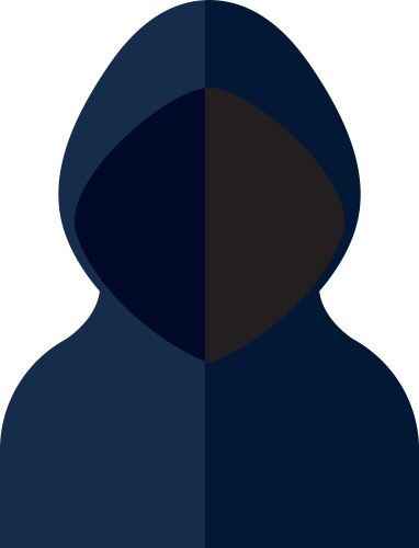 Hacker icon security and warning design vector image