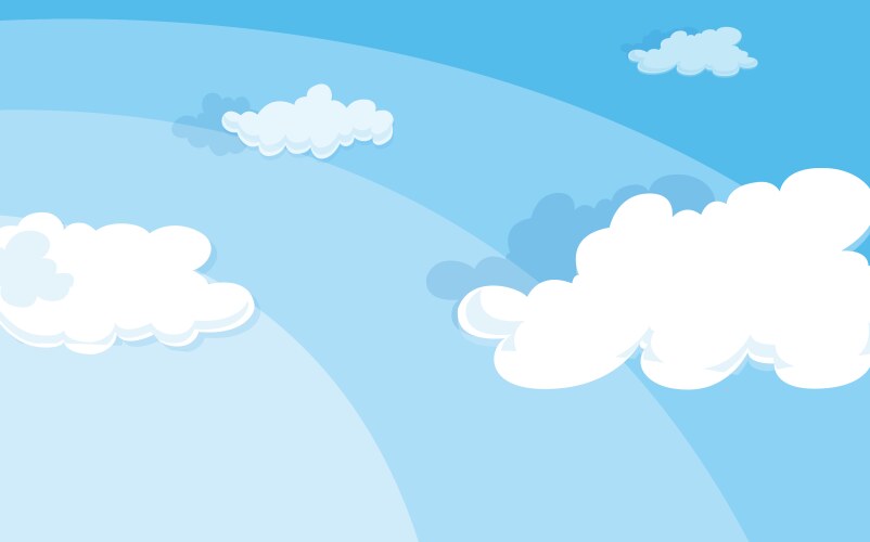 Clouds in sky Royalty Free Vector Image - VectorStock