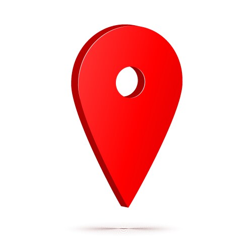 Map marker icon that points location web vector image