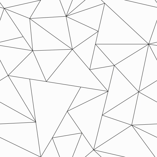 monochrome triangle seamless pattern vector