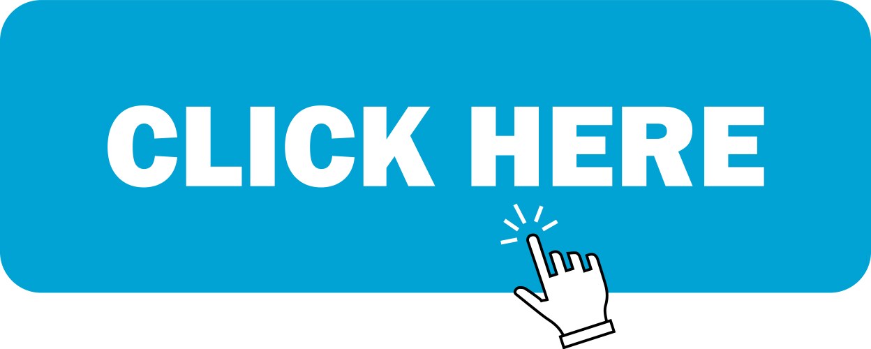 Click here button with hand pointer arrow vector image