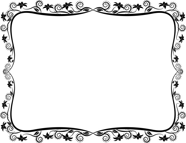 Border ornate vector image