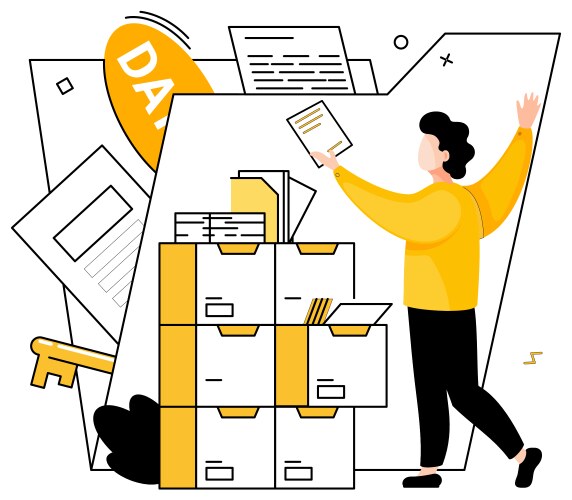 Data analytics technology transforms vector image