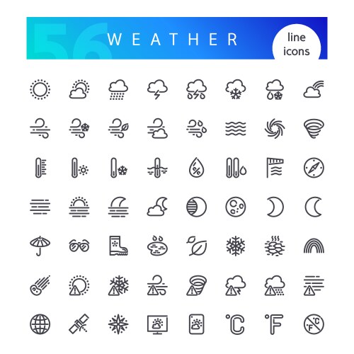 3 wavy lines weather symbol