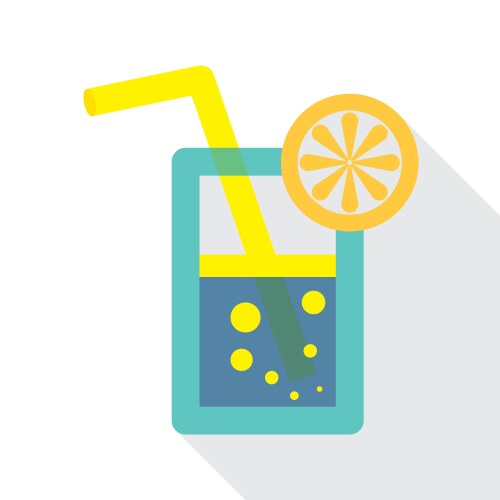 Summer cocktail vector image