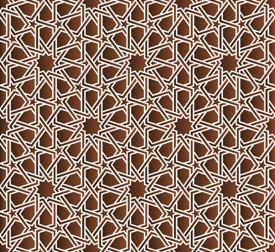 Abstract dark seamless flower pattern in oriental Vector Image