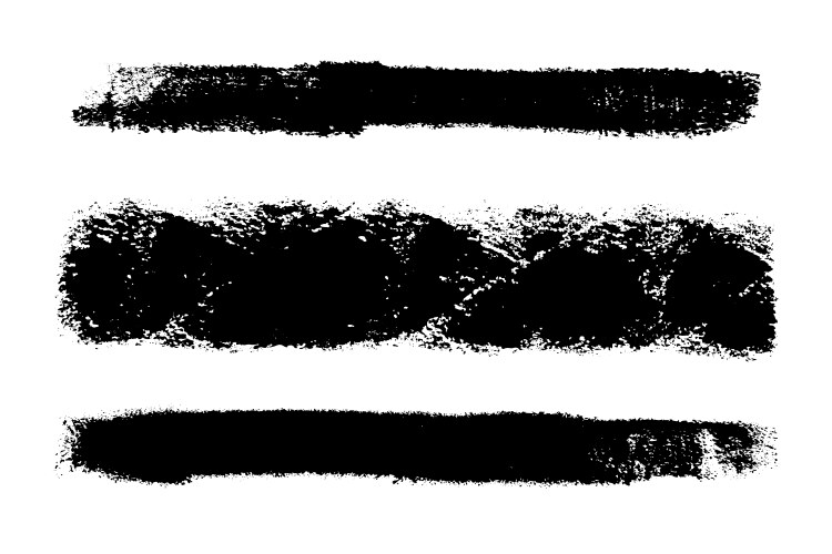 Black background for text paint ink brush stroke Vector Image