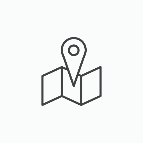 Map icon set Royalty Free Vector Image - VectorStock