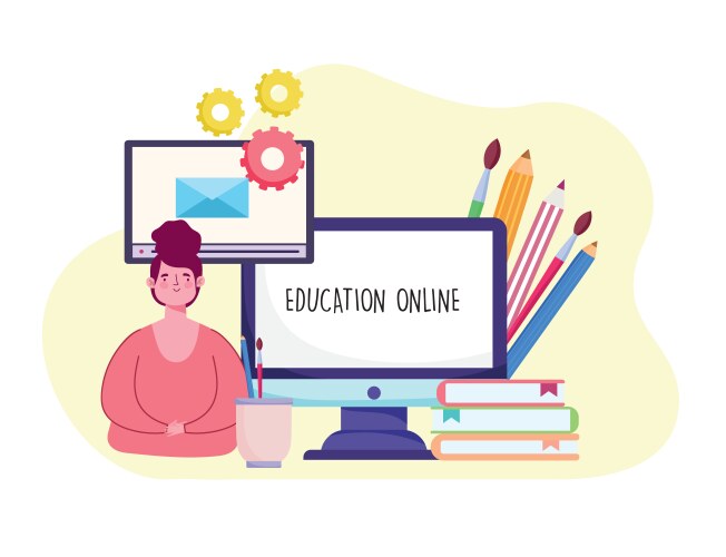 Education elements Royalty Free Vector Image - VectorStock