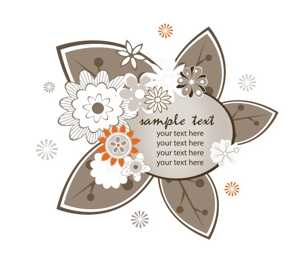 Floral Spring Wallpaper Royalty Free Vector Image