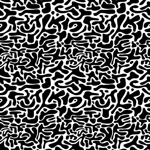 Seamless geometric pattern in arabic style black Vector Image