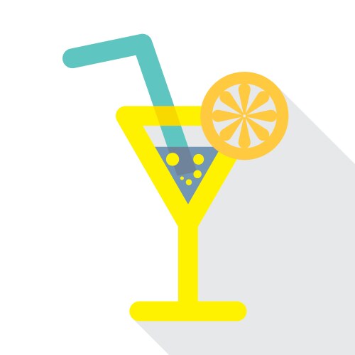 summer cocktail vector