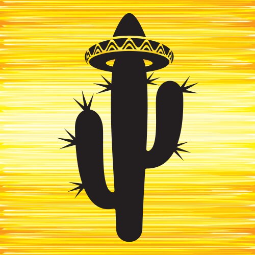 Cactus background Vector Image