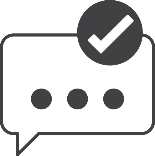 Text boxes and check marks in minimal style vektorbild
