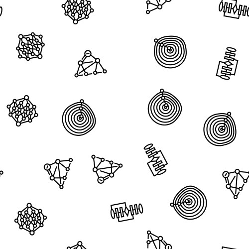 Algorithm data technology ai seamless pattern vector image