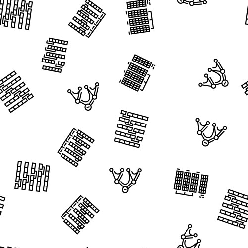 Algorithm data technology ai seamless pattern vector image